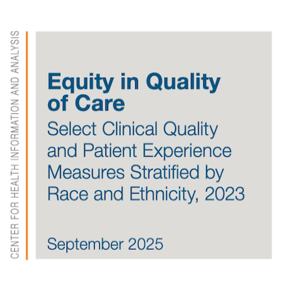 Equity in Quality of Care Report Cover